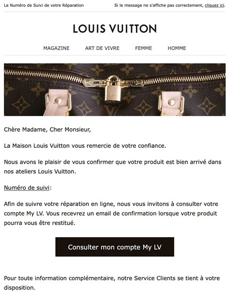 louis vuitton mail opening|Louis Vuitton email spam.